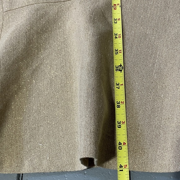 Glamorous Gold Lafayette 148! Sleeveless Dress - Picture 9 of 10